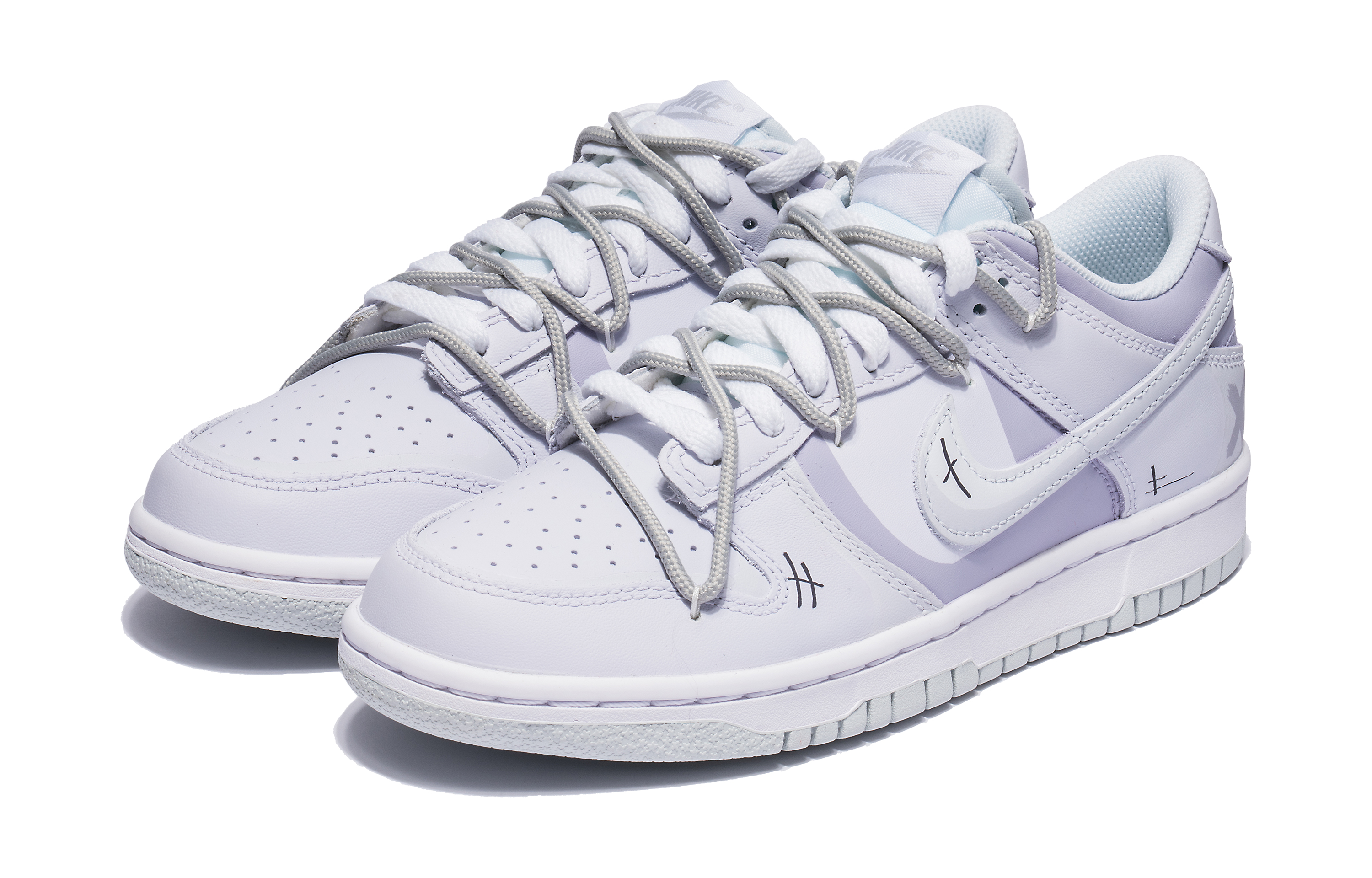 Shop (W) [Kasut Custom] Nike Dunk Low 'Lavender Night Purple' DH9765-102(Team22-新秋雨后薰衣草)