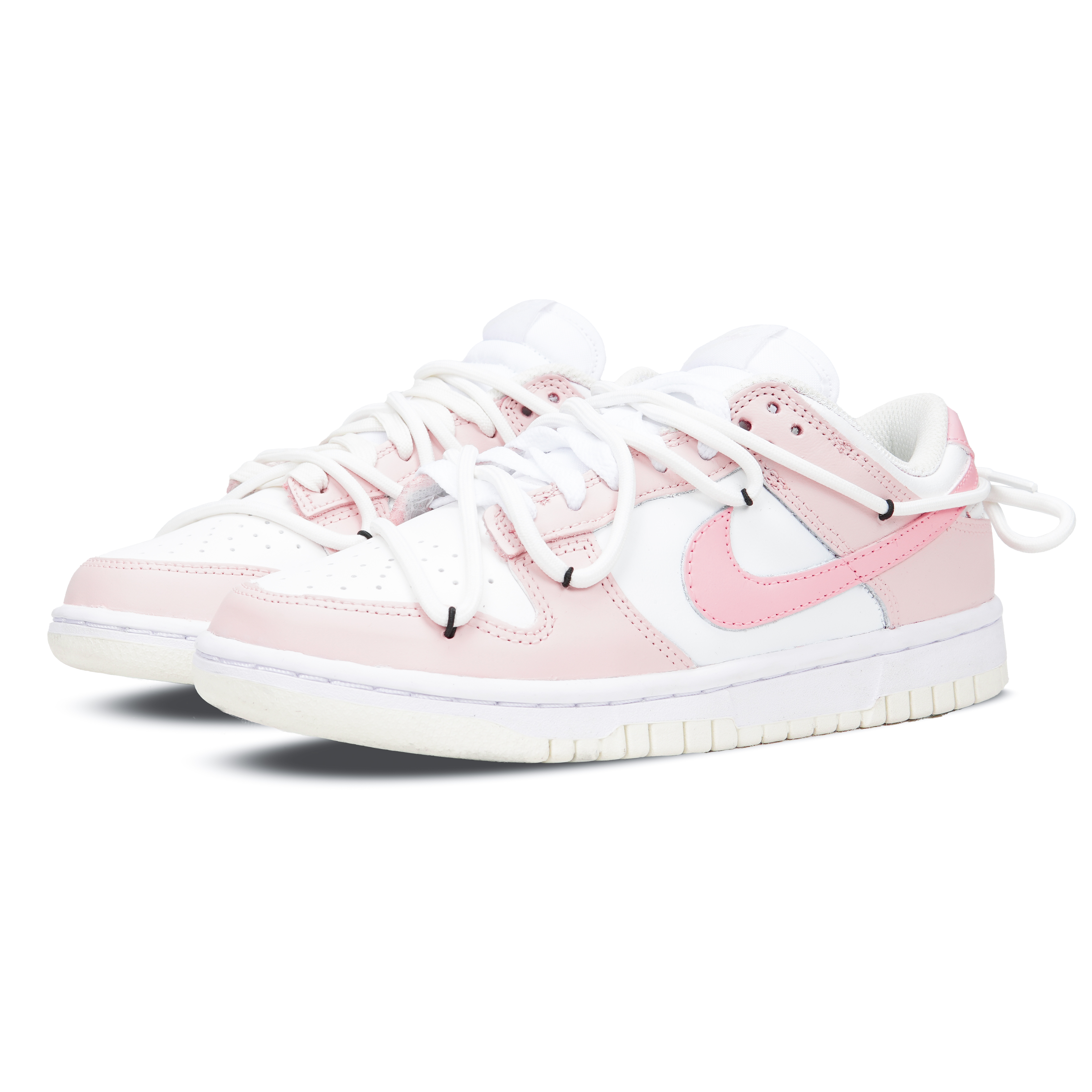 [Custom Shoes] (W) Nike Dunk Low 'Light Pink White Peach' 圖 3