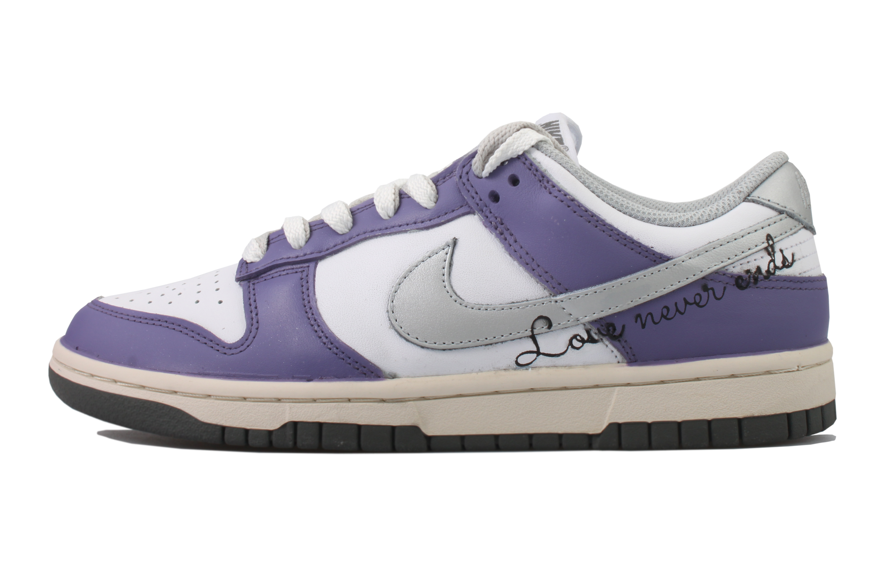 Buy (W) [定制鞋] 耐克Dunk 低帮 '浅烟灰紫' DD1503-117(Team33-女款-紫罗兰)