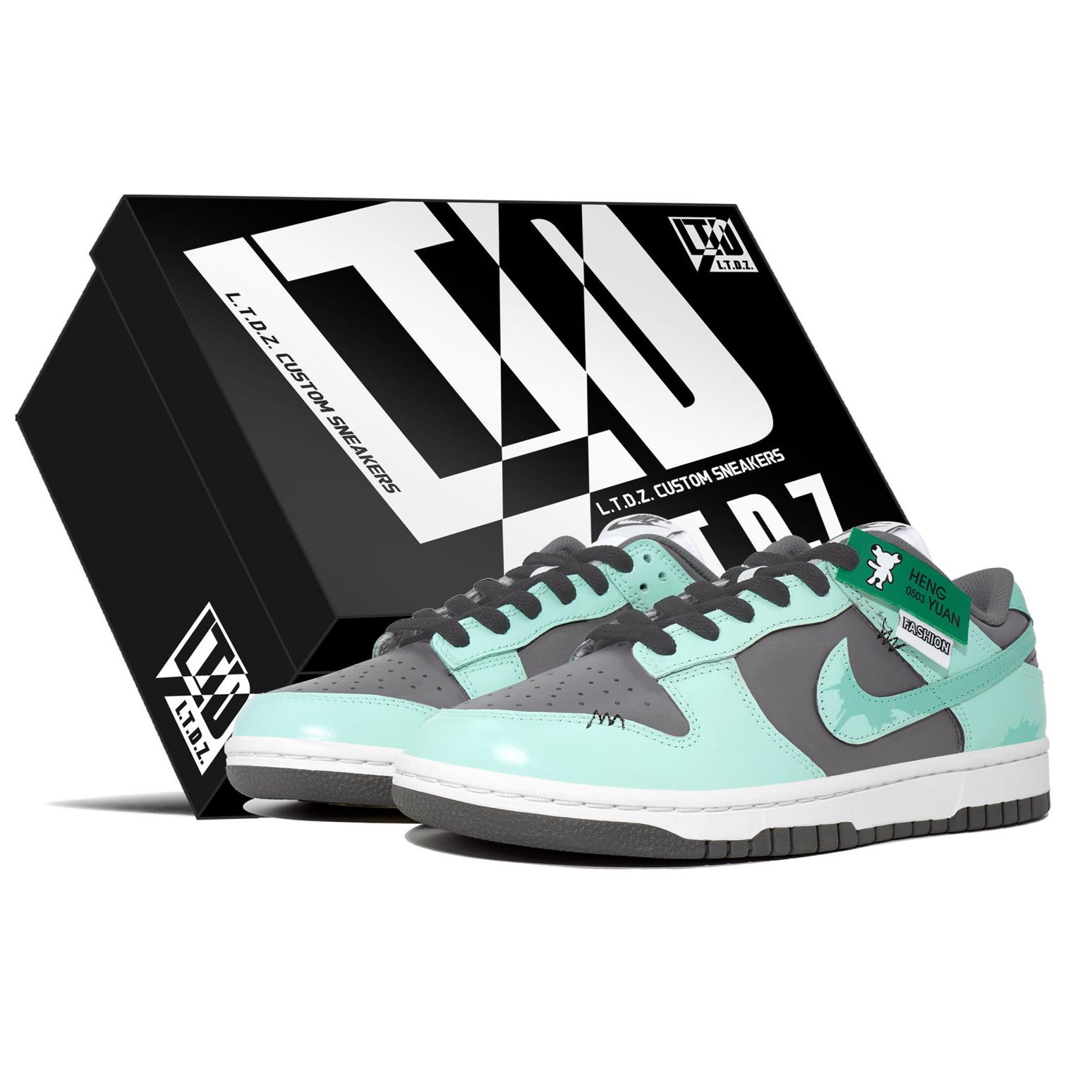 Buy (W) [Kasut Custom] Nike Dunk Low 'Kelabu Asap Cerah' DD1503-117(Team113-自由失控S-BOX)