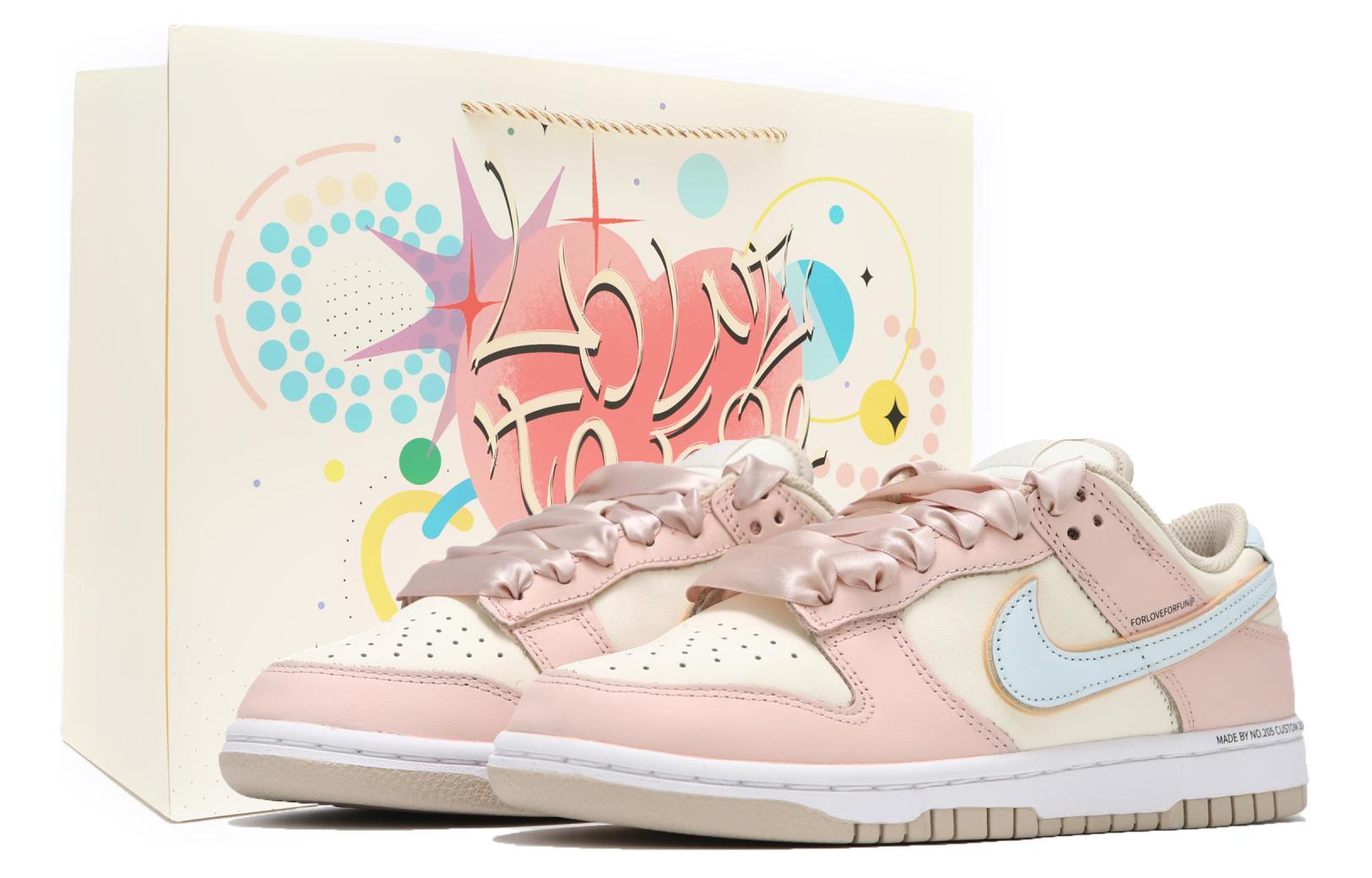Buy (W) 나이키 덩크 로우 '라이트 탠 핑크 발레 드림' (커스텀) FQ6869-131(Team82-女款芭蕾梦S-BOX)