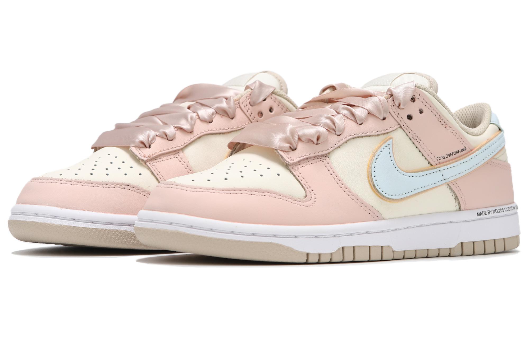 Shop (W) 나이키 덩크 로우 '라이트 탠 핑크 발레 드림' (커스텀) FQ6869-131(Team82-女款芭蕾梦S-BOX)