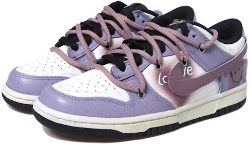 (W) ナイキ ダンク ロー "ライラックジョーカー" (カスタム) DC9560-001(Team拾玖-贴皮小丑女S-BOX) Lookbook (W) ナイキ ダンク ロー "ライラックジョーカー" (カスタム) DC9560-001(Team拾玖-贴皮小丑女S-BOX)
