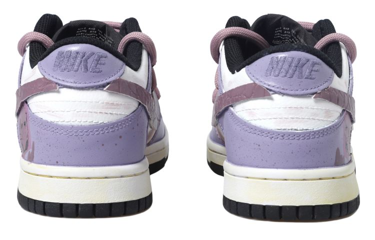 Shop (W) [Sepatu Custom] Nike Dunk Low 'Lilac Joker' DC9560-001(Team拾玖-贴皮小丑女S-BOX)