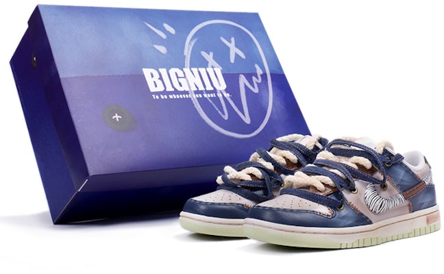 【定制球鞋】 Nike Dunk Low Lime Ice 解構 復古女孩 美式水洗牛仔 手繪塗鴉 vibe做舊 特殊鞋盒 低幫 板鞋 女款 藍色 Buy 【定制球鞋】 Nike Dunk Low Lime Ice 解構 復古女孩 美式水洗牛仔 手繪塗鴉 vibe做舊 特殊鞋盒 低幫 板鞋 女款 藍色