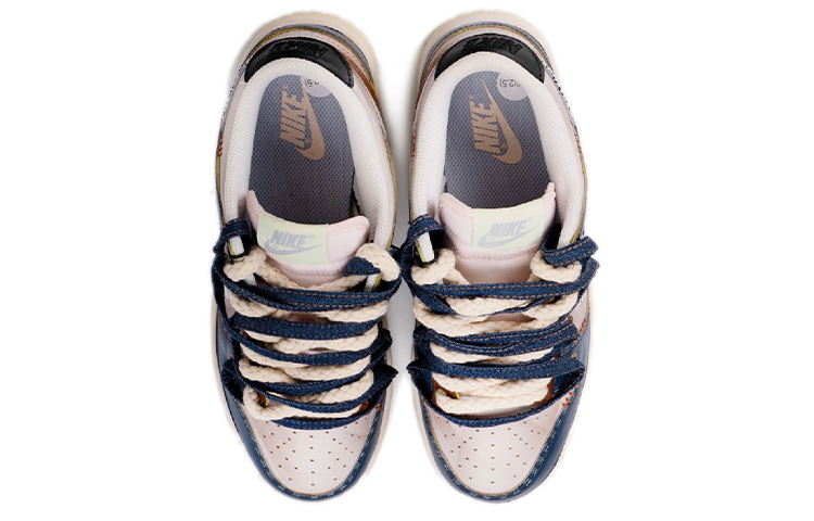 Purchase (W) [Kasut Custom] Nike Dunk Low 'Lime Ice Deconstructed Retro Denim Graffiti' DD1503-600(TeamR-女款水洗牛仔S-BOX)