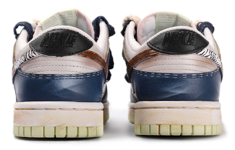 Details for (W) [Kasut Custom] Nike Dunk Low 'Lime Ice Deconstructed Retro Denim Graffiti' DD1503-600(TeamR-女款水洗牛仔S-BOX)