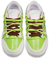 【定制球鞋】Nike Dunk Low Lime Ice 夏日牛油果 解構做舊風 復古休閒 低幫 板鞋 女款 綠色 Shop 【定制球鞋】Nike Dunk Low Lime Ice 夏日牛油果 解構做舊風 復古休閒 低幫 板鞋 女款 綠色
