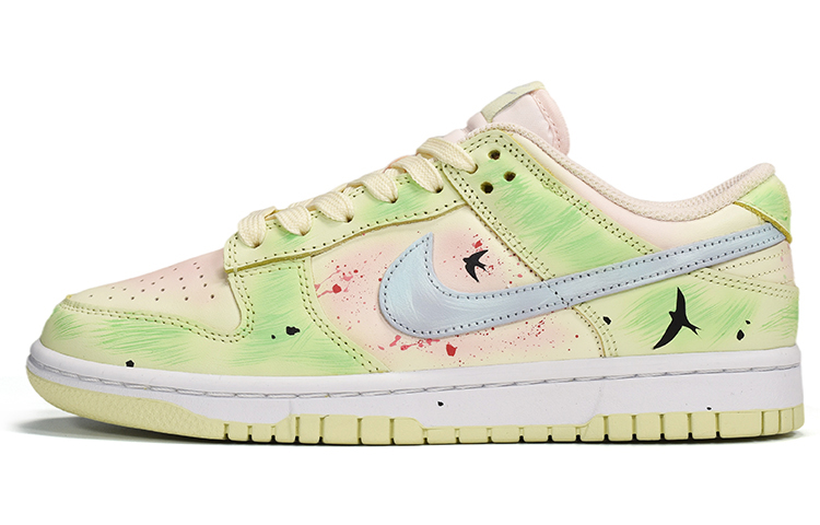 Buy (W) [Sepatu Kustom] Nike Dunk Low 'Lime Ice Biru Muda Pink' DD1503-600(TeamE-女款初春绿蓝粉)