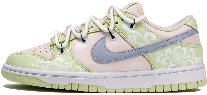 custom-shoes-women-nike-dunk-low-lime-ice-porcelain