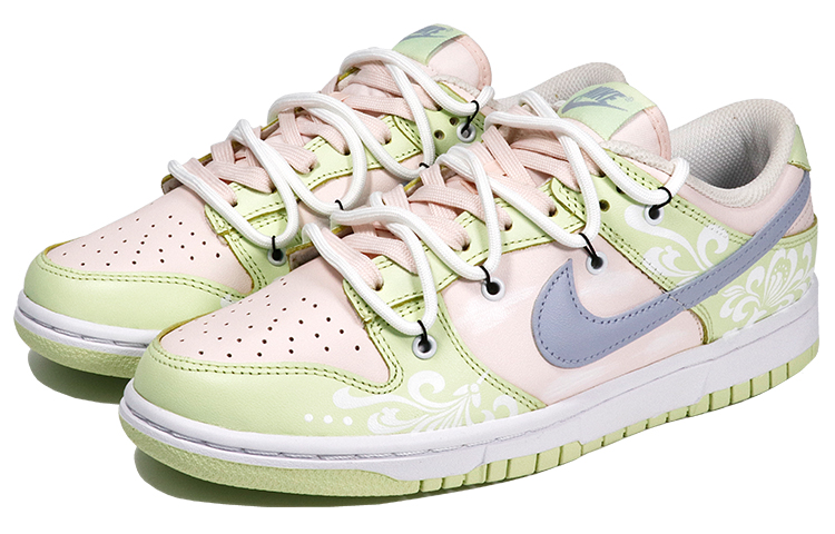 Lookbook (W) 나이키 덩크 로우 '라임 아이스 포슬린' (커스텀) DD1503-600(TeamThree-女款青花瓷绿白)