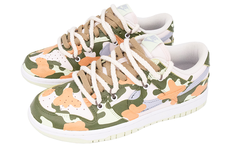 Lookbook (W) [Kasut Custom] Nike Dunk Low 'Lime Ice Camo Musim Panas' DD1503-600(TeamNine-女款夏日迷彩)
