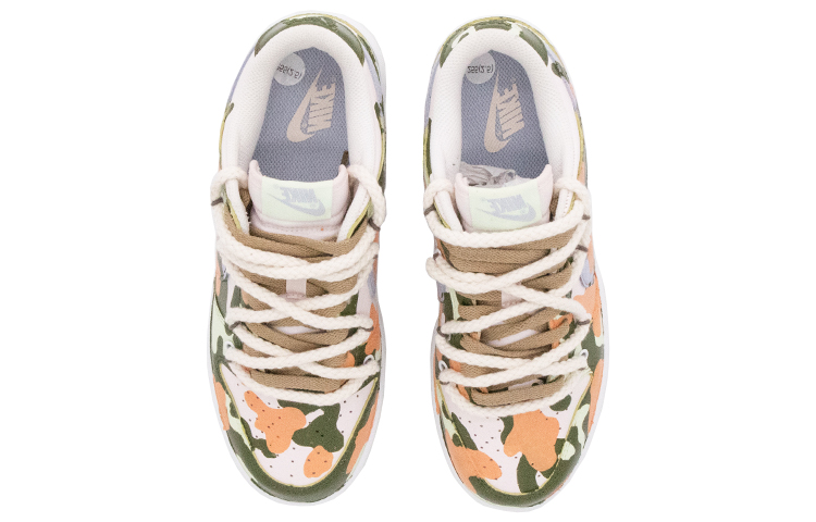 Shop (W) [Kasut Custom] Nike Dunk Low 'Lime Ice Camo Musim Panas' DD1503-600(TeamNine-女款夏日迷彩)