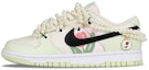 Buy 【定制球鞋】 Nike Dunk Low Lime Ice 復古Ins風 鬱金香主題定制 解構雙鞋帶 珍珠 禮物 乾淨優雅 情侶 低幫 板鞋 女款 粉綠