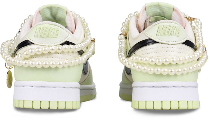 【定制球鞋】 Nike Dunk Low Lime Ice 復古Ins風 鬱金香主題定制 解構雙鞋帶 珍珠 禮物 乾淨優雅 情侶 低幫 板鞋 女款 粉綠 Shop 【定制球鞋】 Nike Dunk Low Lime Ice 復古Ins風 鬱金香主題定制 解構雙鞋帶 珍珠 禮物 乾淨優雅 情侶 低幫 板鞋 女款 粉綠