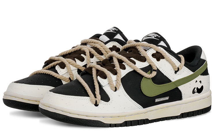 Shop (W) [Kasut Custom] Nike Dunk Low 'Little Panda' DD1503-101(Team62-小熊猫女款)