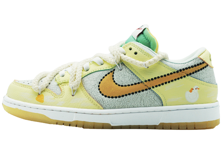 [Custom Shoes] (Women) Nike Dunk Low 'Little Yellow Duck'