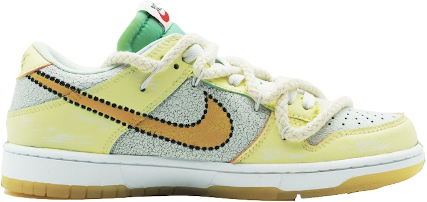 【定制球鞋】 Nike Dunk Low 101 小黃鴨 清新 結構 塗鴉 做舊 可愛 低幫 板鞋 女款 蛋黃 Order 【定制球鞋】 Nike Dunk Low 101 小黃鴨 清新 結構 塗鴉 做舊 可愛 低幫 板鞋 女款 蛋黃