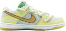 Order 【定制球鞋】 Nike Dunk Low 101 小黃鴨 清新 結構 塗鴉 做舊 可愛 低幫 板鞋 女款 蛋黃