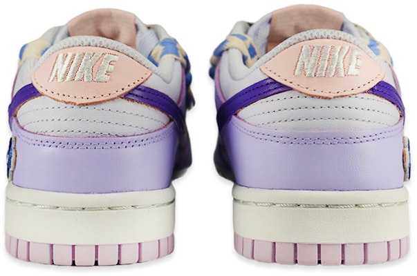 【定製球鞋】Nike Dunk Low 愛心千鳥格 解構風格 休閒 低幫 板鞋 女款 紫白 Purchase 【定製球鞋】Nike Dunk Low 愛心千鳥格 解構風格 休閒 低幫 板鞋 女款 紫白