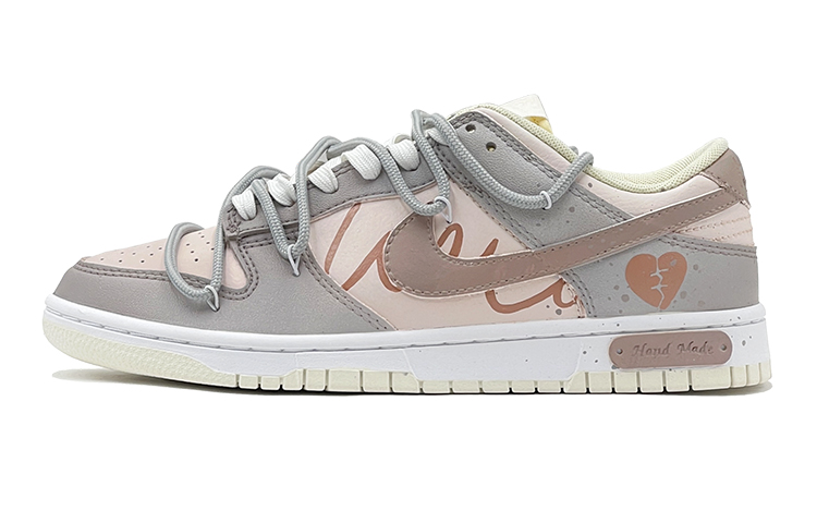 Buy (W) [Zapatillas Personalizadas] Nike Dunk Low 'Love Morandi Gris-Rosa' DD1503-121(TeamS-爱心灰粉莫兰迪)