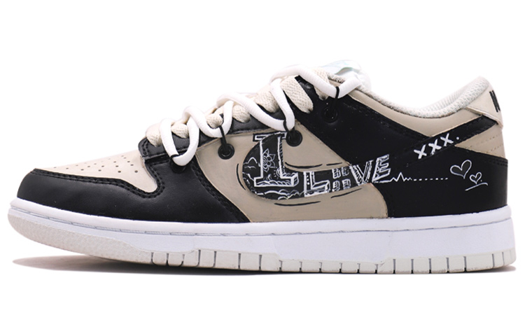Buy (W) [Shoes Kustom] Nike Dunk Low 'HADIAH CINTA BUAT PACAR' DH9765-100(Team-S耐克英文love)