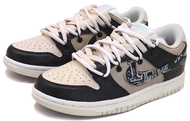 Lookbook (W) [Shoes Kustom] Nike Dunk Low 'HADIAH CINTA BUAT PACAR' DH9765-100(Team-S耐克英文love)