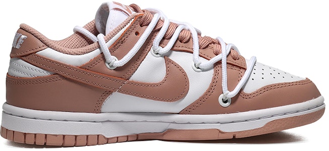 【定制球鞋】Nike Dunk Low 打孔穿鞋 幸運俏兔 兔年大吉 經典百搭 休閒 低幫 板鞋 女款 玫瑰粉 Order 【定制球鞋】Nike Dunk Low 打孔穿鞋 幸運俏兔 兔年大吉 經典百搭 休閒 低幫 板鞋 女款 玫瑰粉