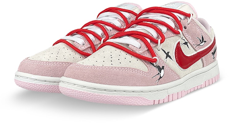 【定制球鞋】Nike Dunk Low 是在玩鞋 禮盒 解構 新中式 鵲橋 低幫 板鞋 女款 白粉 Lookbook 【定制球鞋】Nike Dunk Low 是在玩鞋 禮盒 解構 新中式 鵲橋 低幫 板鞋 女款 白粉