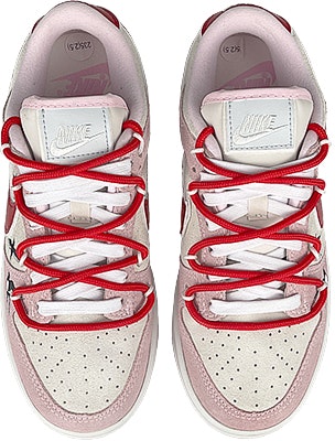 【定制球鞋】Nike Dunk Low 是在玩鞋 禮盒 解構 新中式 鵲橋 低幫 板鞋 女款 白粉 Shop 【定制球鞋】Nike Dunk Low 是在玩鞋 禮盒 解構 新中式 鵲橋 低幫 板鞋 女款 白粉