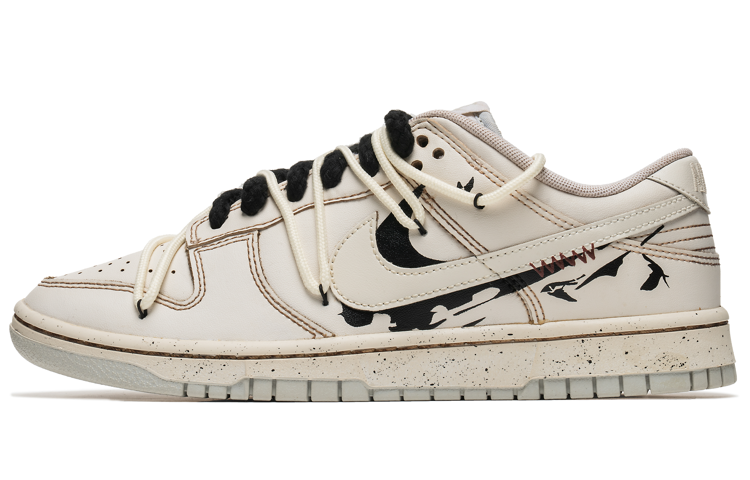Buy (W) Nike Dunk Low "Urraca" Café Doble Swoosh DH9765-102(Team22-七夕咖啡染A-BOX)