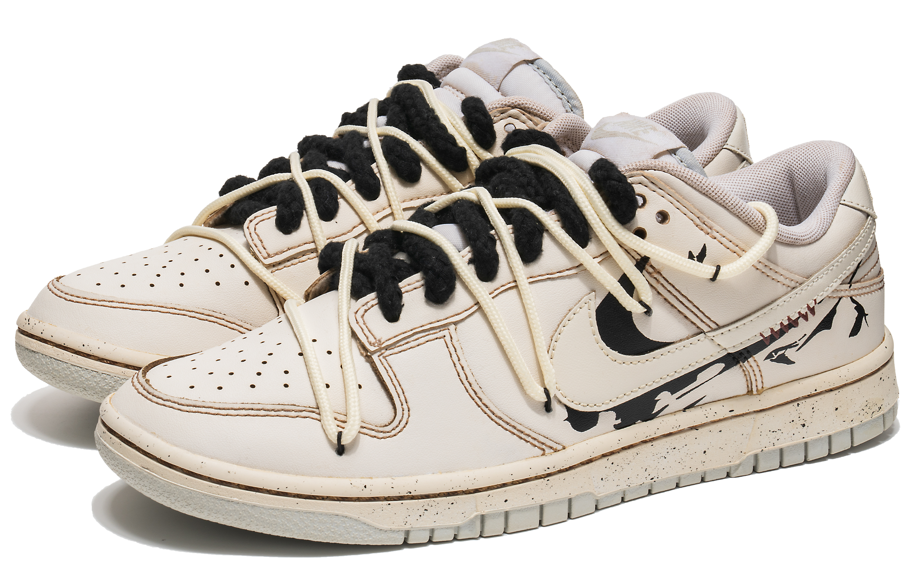 Lookbook (W) Nike Dunk Low "Urraca" Café Doble Swoosh DH9765-102(Team22-七夕咖啡染A-BOX)