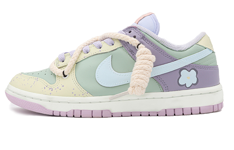 Buy (W) [Sepatu Kustom] Nike Dunk Low 'Maldives Memori Kuning-Hijau-Ungu' DD1503-001(Team37-女款马尔代夫)