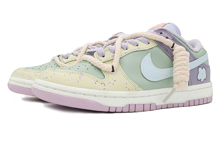 Lookbook (W) [Sepatu Kustom] Nike Dunk Low 'Maldives Memori Kuning-Hijau-Ungu' DD1503-001(Team37-女款马尔代夫)