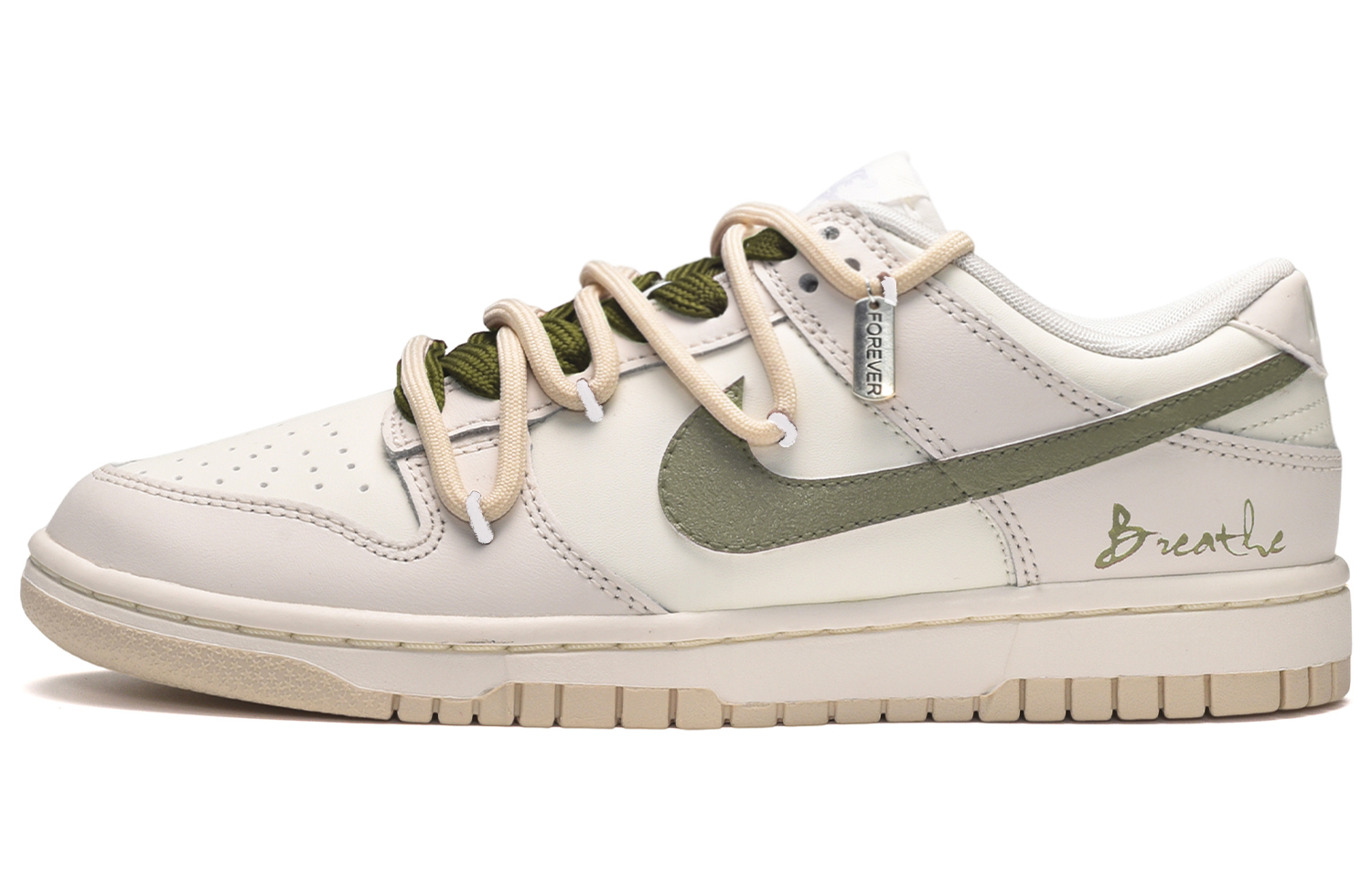 [Custom Shoes] (W) Nike Dunk Low 'Matcha Cheesecake'