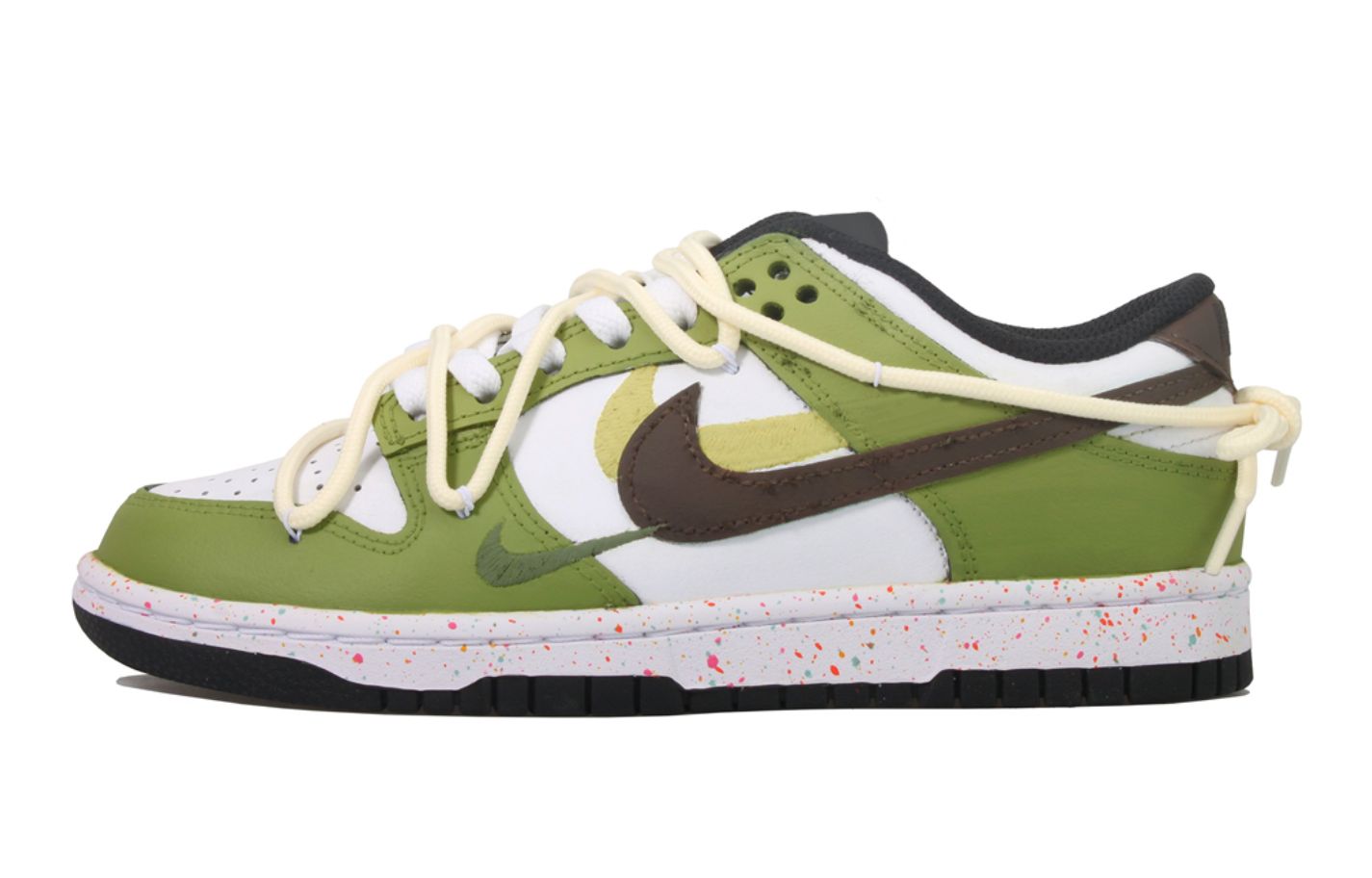 Buy (W) [Sepatu Kustom] Nike Dunk Low 'Matcha Cokelat' FD4623-131(Team33-抹茶生巧女款)