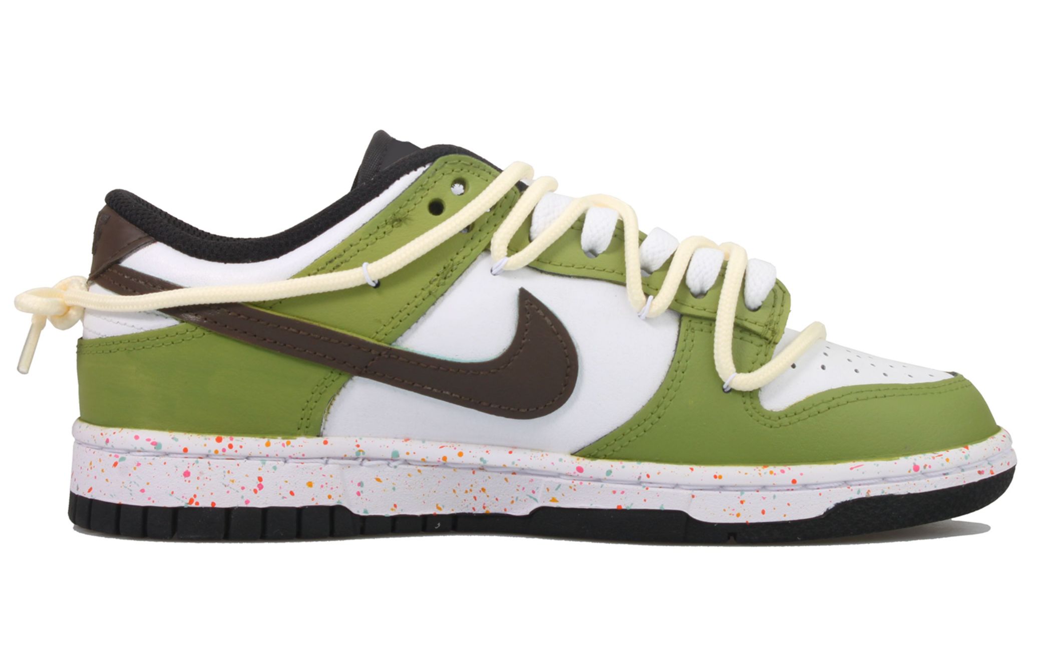 Order (W) [Sepatu Kustom] Nike Dunk Low 'Matcha Cokelat' FD4623-131(Team33-抹茶生巧女款)