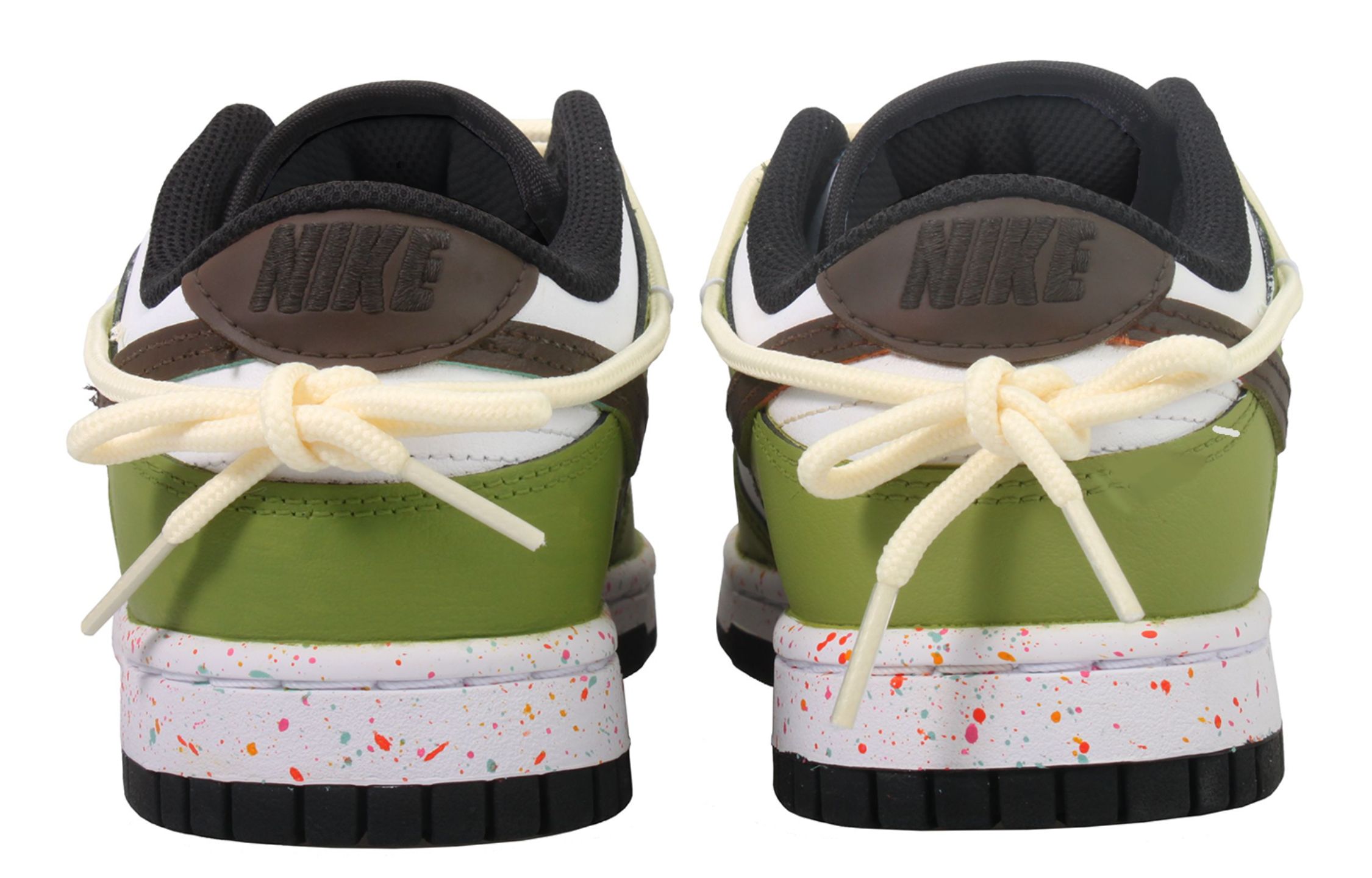 Shop (W) [Sepatu Kustom] Nike Dunk Low 'Matcha Cokelat' FD4623-131(Team33-抹茶生巧女款)