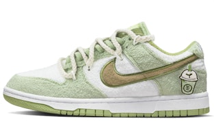【訂製球鞋】 Nike Dunk Low 禮盒 解構 抹茶 毛絨 布貼 低幫 板鞋 女款 白綠 Buy 【訂製球鞋】 Nike Dunk Low 禮盒 解構 抹茶 毛絨 布貼 低幫 板鞋 女款 白綠