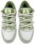Shop 【訂製球鞋】 Nike Dunk Low 禮盒 解構 抹茶 毛絨 布貼 低幫 板鞋 女款 白綠