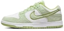 Sizing 【訂製球鞋】 Nike Dunk Low 禮盒 解構 抹茶 毛絨 布貼 低幫 板鞋 女款 白綠