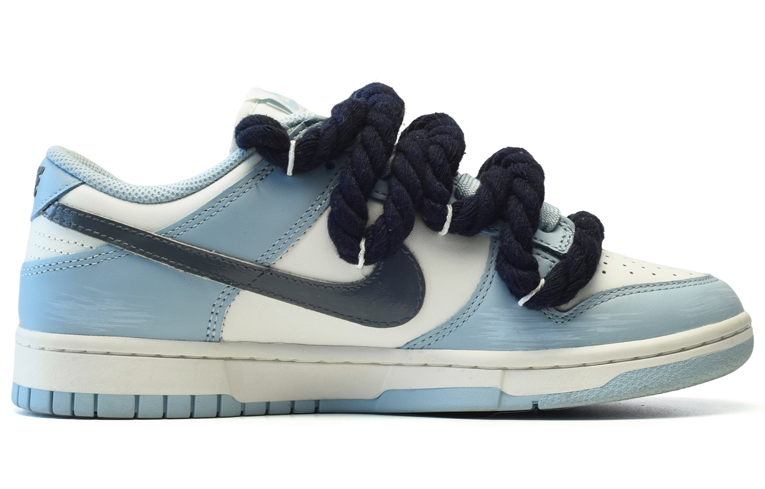 Order (W) [定制鞋款] 耐克Dunk Low '金属心型勾白蓝' DD1503-123(TeamE-女款金属爱心白蓝)