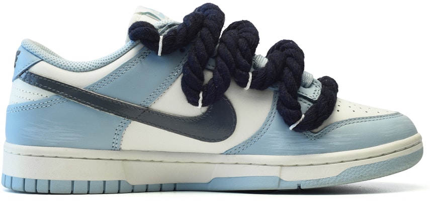 (W) 【カスタムシューズ】(レディース) ナイキ ダンク ロー 'メタリックハートスウッシュ ホワイト ブルー' DD1503-123(TeamE-女款金属爱心白蓝) Order (W) 【カスタムシューズ】(レディース) ナイキ ダンク ロー 'メタリックハートスウッシュ ホワイト ブルー' DD1503-123(TeamE-女款金属爱心白蓝)