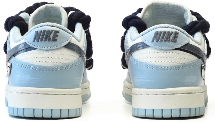 (W) 【カスタムシューズ】(レディース) ナイキ ダンク ロー 'メタリックハートスウッシュ ホワイト ブルー' DD1503-123(TeamE-女款金属爱心白蓝) Shop (W) 【カスタムシューズ】(レディース) ナイキ ダンク ロー 'メタリックハートスウッシュ ホワイト ブルー' DD1503-123(TeamE-女款金属爱心白蓝)