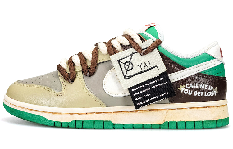 [Custom Shoes] (W) Nike Dunk Low 'Metallic Industrial Waste'