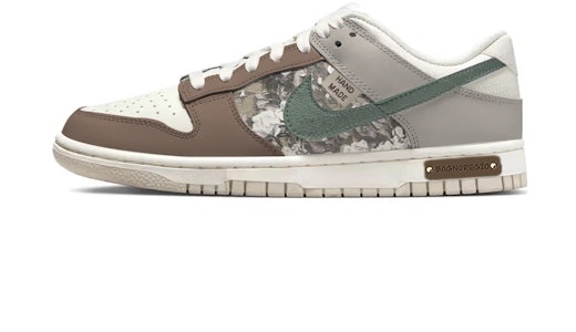 【客製化籃球鞋】Nike Dunk Low "Metallic Purple" 灰燼玫瑰 油畫 肌理感 玫瑰 防滑耐磨 低筒 板鞋 女款 灰棕 Buy 【客製化籃球鞋】Nike Dunk Low "Metallic Purple" 灰燼玫瑰 油畫 肌理感 玫瑰 防滑耐磨 低筒 板鞋 女款 灰棕