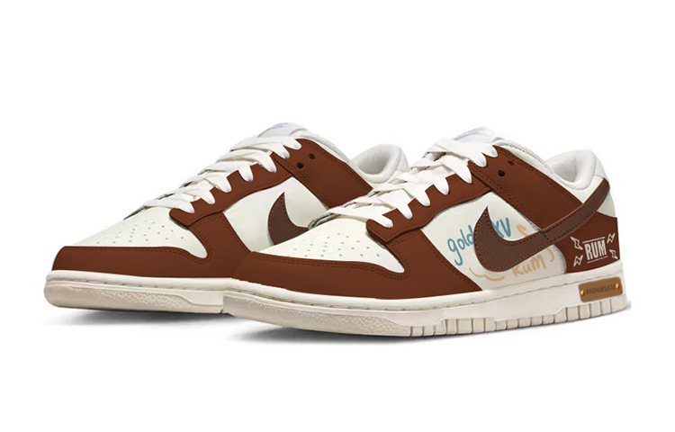 Lookbook (W) [Zapatillas Personalizadas] Nike Dunk Low 'Púrpura Metálico Rum' DX5930-100(Team48-朗姆金酒)