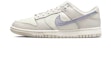Details for 【客製化籃球鞋】Nike Dunk Low "Metallic Purple" 灰燼玫瑰 油畫 肌理感 玫瑰 防滑耐磨 低筒 板鞋 女款 灰棕