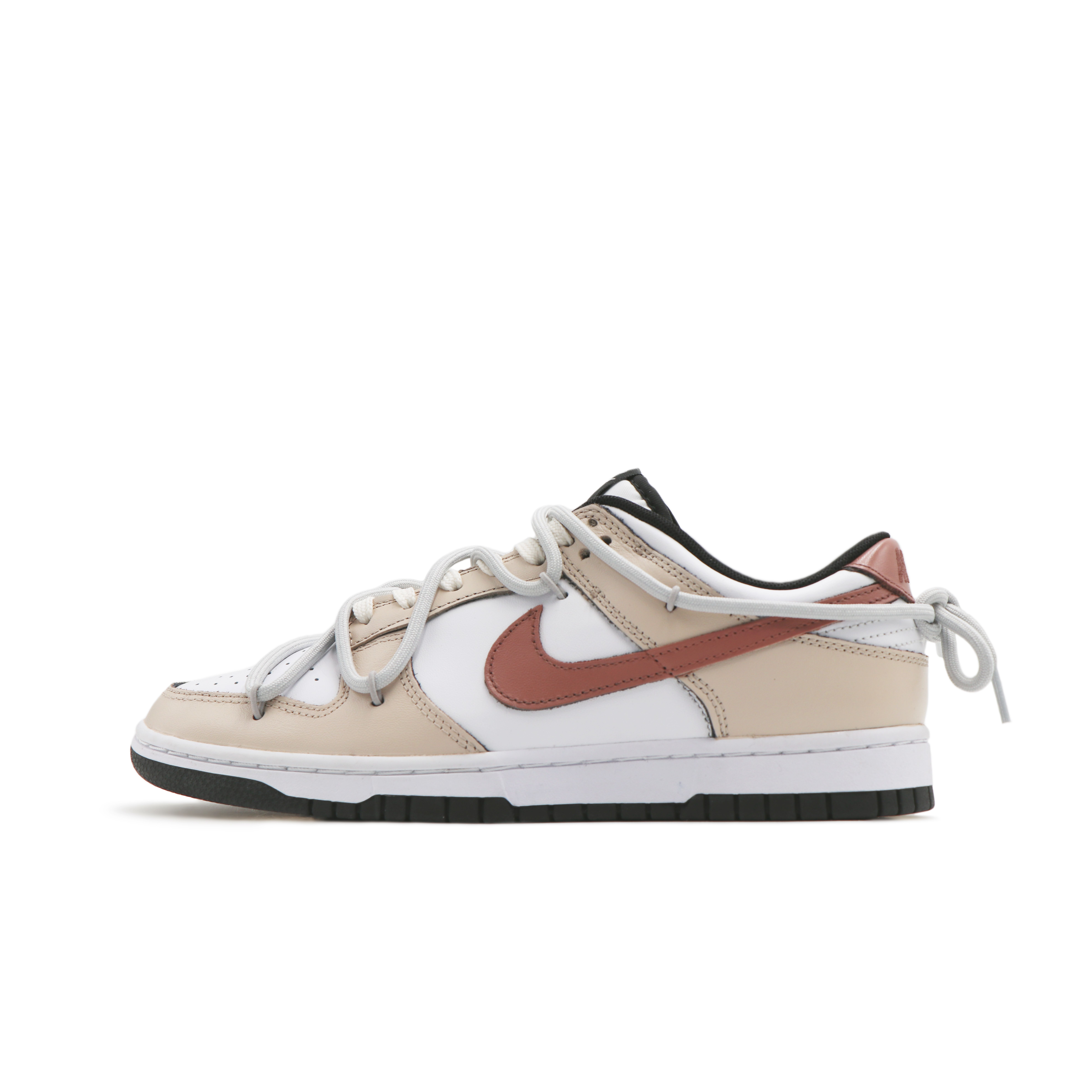 Buy 【客製球鞋】 Nike Dunk Low 蒸氣木偶 隕石拿鐵 清新小眾 簡約 低筒 板鞋 女款 橡膠粉