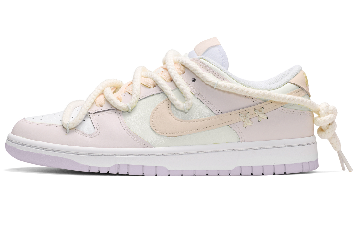 Buy (W) Zapatillas Nike Dunk Low 'Leche Taro Morado-Blanco-Amarillo' DD1503-001(TeamE-女款牛奶香芋紫白黄QD)